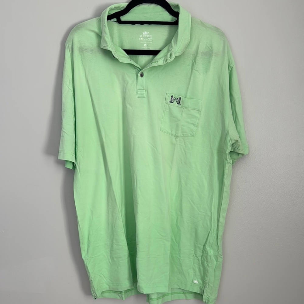 Southern Tide Green Polo Classic Cotton Blend